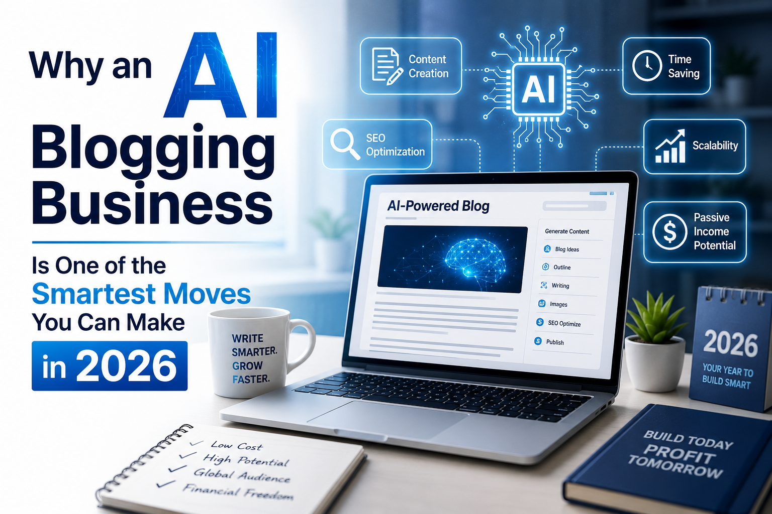 AI Blogging Business 2026, How to Start a Blog with AI, AI Content Writing Business, Make Money Blogging Ethiopia, AI Blogging Roadmap, SEO for AI Blogs, Yoast SEO Blogging, Passive Income Blogging Africa, Online Business Ethiopiaam