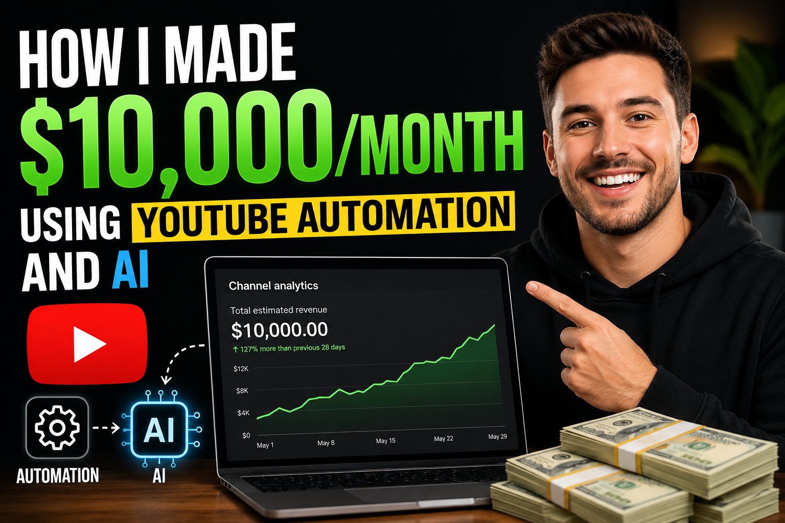 how i made $10,000month using youtube