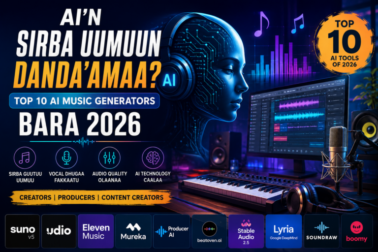 Top 10 AI Music Generators 2026