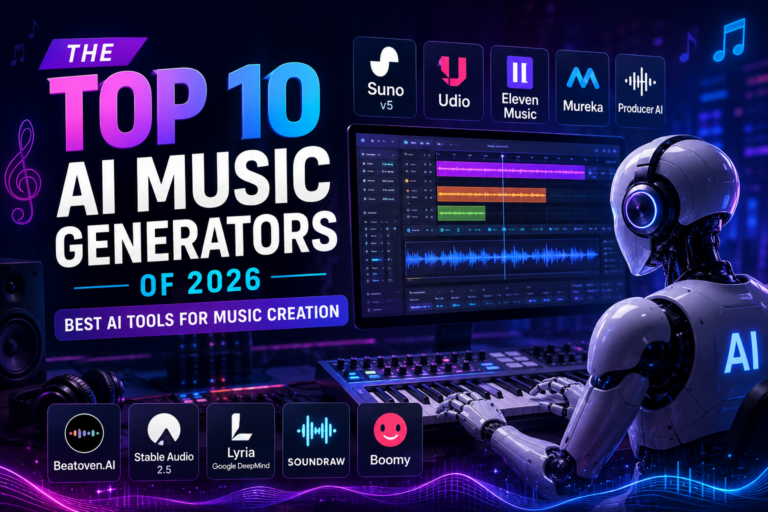 The Top 10 AI Music Generators of 2026