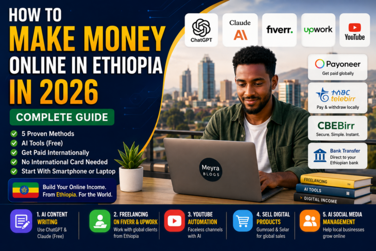 How to make money online in Ethiopia