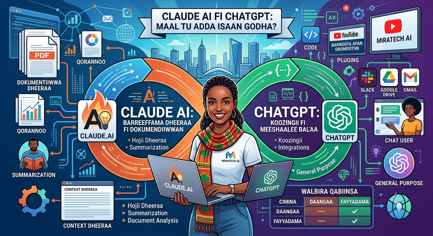 Claude AI fi ChatGPT Maal Tu Adda Godha