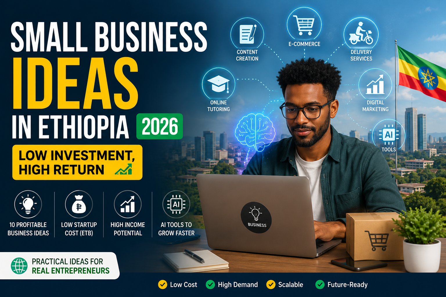 small business ideas in Ethiopia 2026 — low cost high return guide